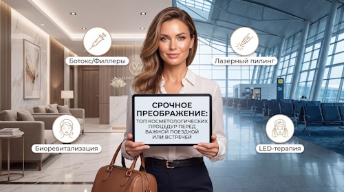 Срочное преображение: топ процедур перед важной поездкой или встречей