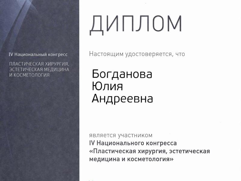 Богданова Юлия Андреевна