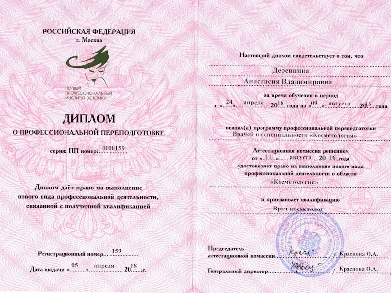 Деревнина Анастасия Владимировна