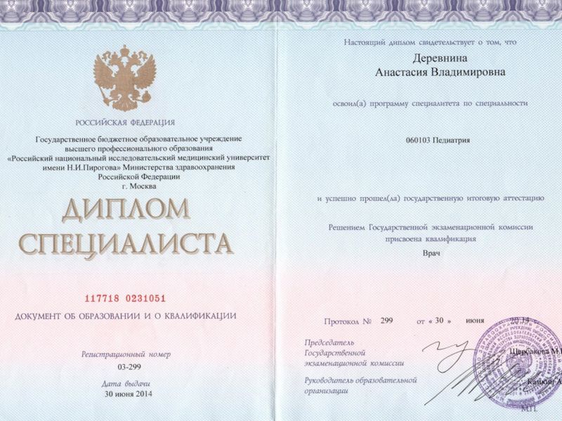 Деревнина Анастасия Владимировна