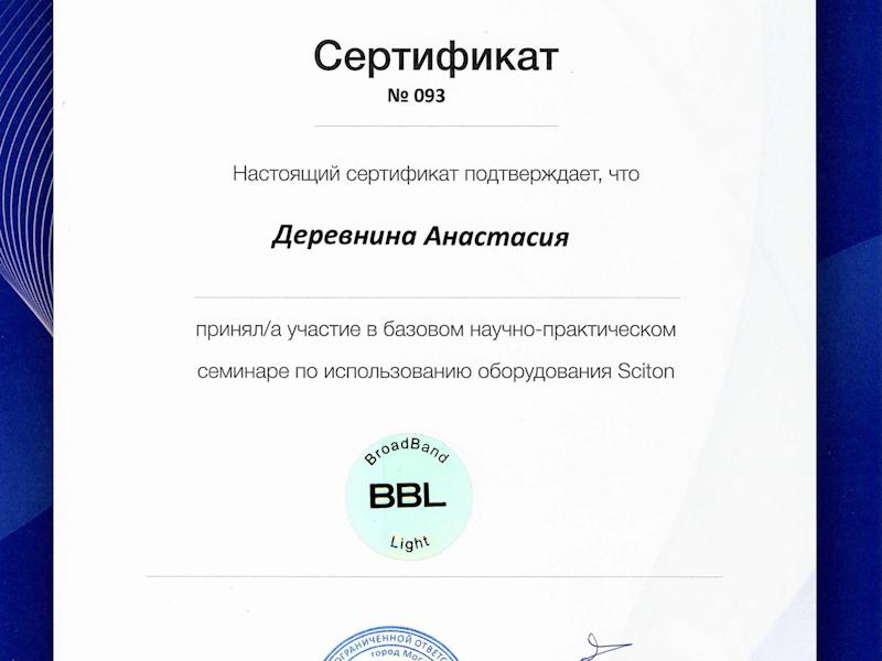 Деревнина Анастасия Владимировна