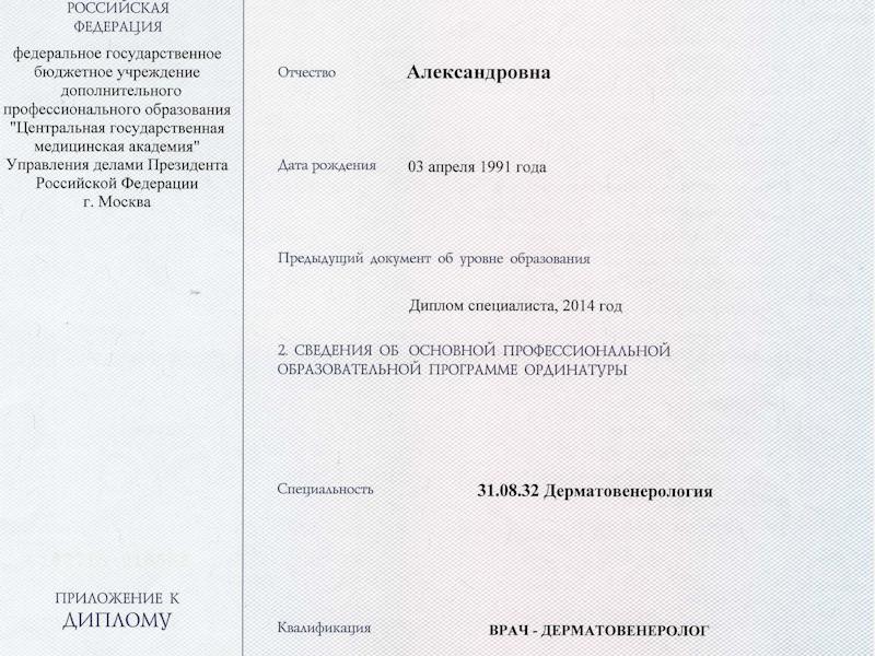 Филимонова Анна Александровна