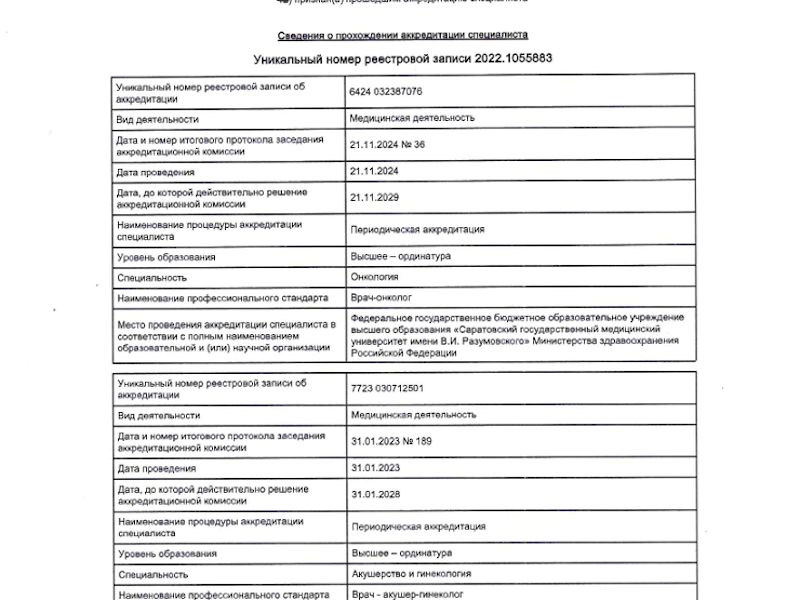 Горбунова Виктория Анатольевна