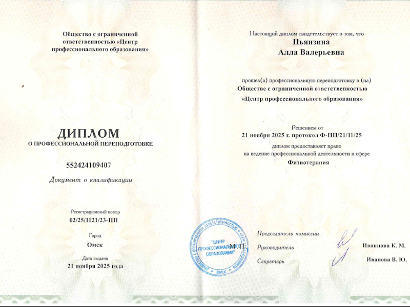 Пьянзина Алла Валерьевна