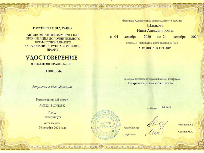 Шлыкова Инна Александровна