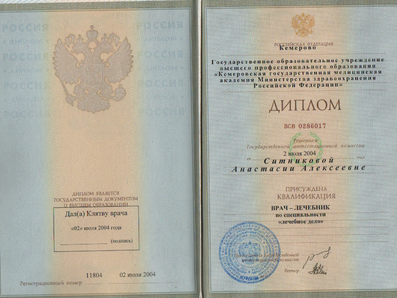 Ситникова Анастасия Алексеевна