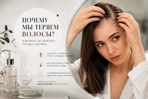 Почему люди лысеют и можно ли остановить этот процесс - рассказывает трихолог Вера Баркова