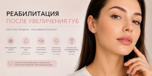 Реабилитация после увеличения губ - что можно и нельзя делать после процедуры